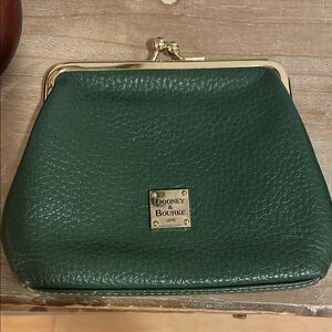 Dooney & Bourke Green Leather coin purse